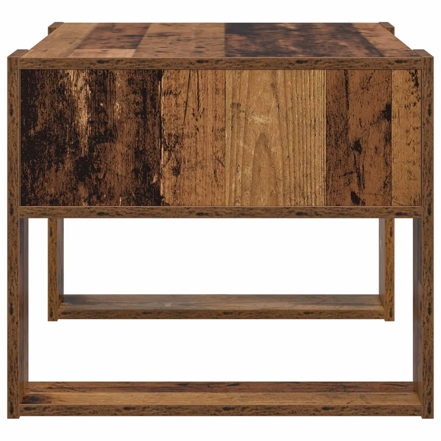 Table basse Bois ancien 66 x 53 x 45 cm Bois d'ingénierie - 6