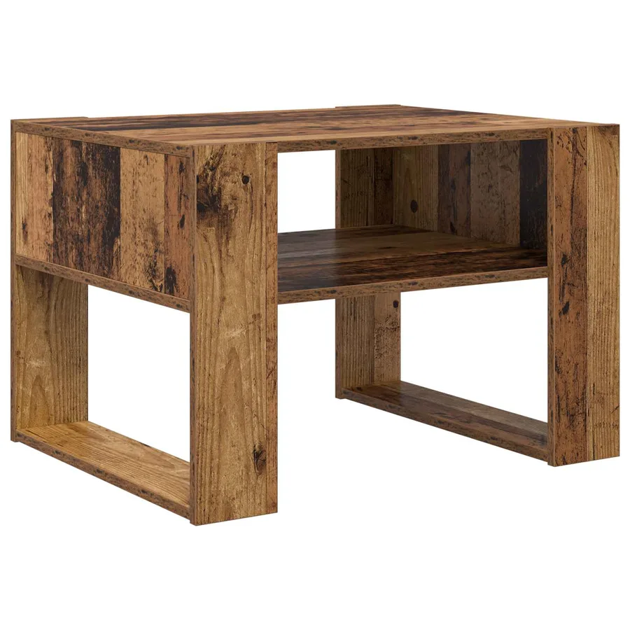 Table basse Bois ancien 66 x 53 x 45 cm Bois d'ingénierie - 7