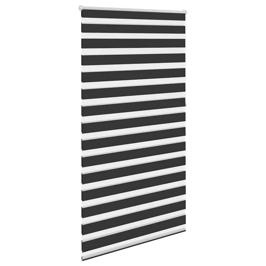 Store vénitien zébré 120,9 x 230 cm, largeur du tissu 116,7 cm, noir - 3