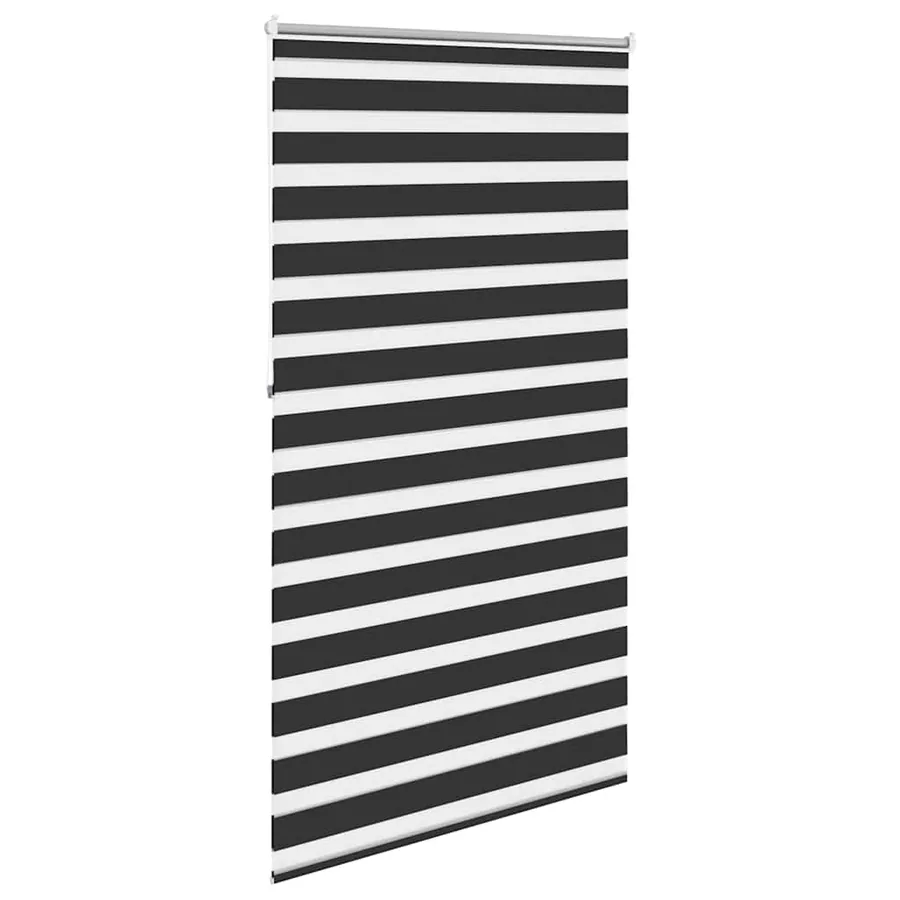 Store vénitien zébré 120,9 x 230 cm, largeur du tissu 116,7 cm, noir - 4