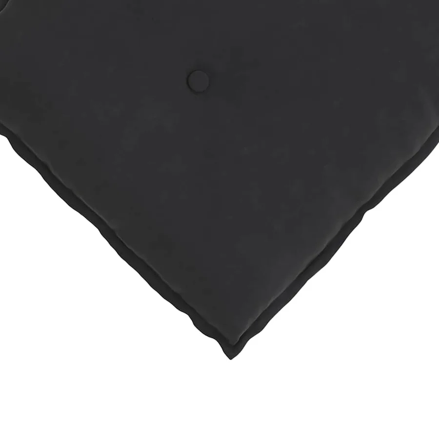 Coussin de Dos Noir 140 x 50 cm Tissu en velours côtelé - 7
