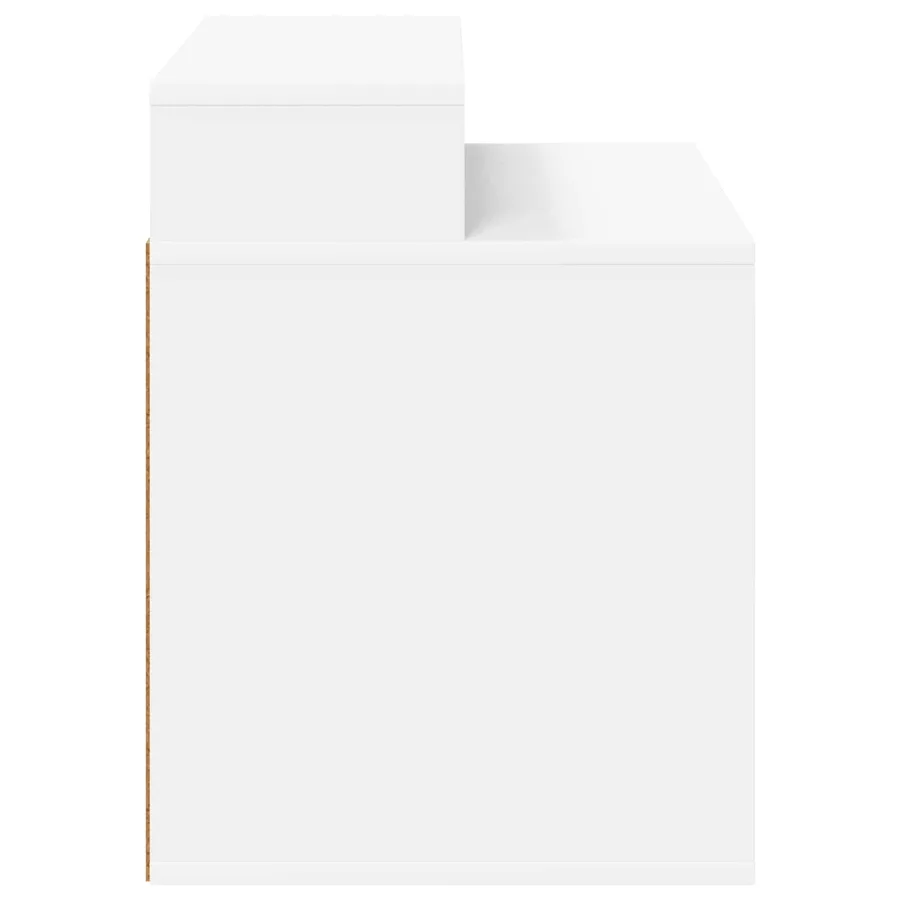 Maison pour chat Blanc 42,5 x 40 x 53,5 cm Bois d'ingénierie - 6