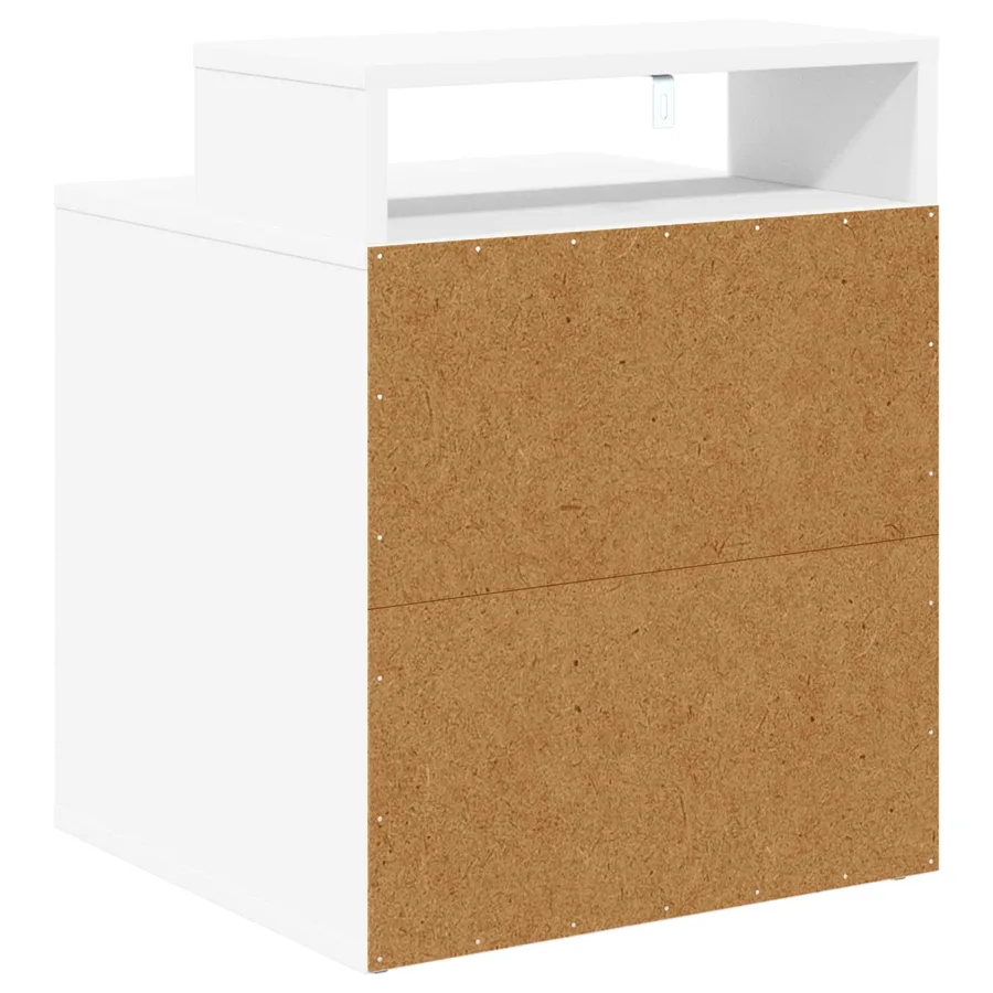 Maison pour chat Blanc 42,5 x 40 x 53,5 cm Bois d'ingénierie - 7