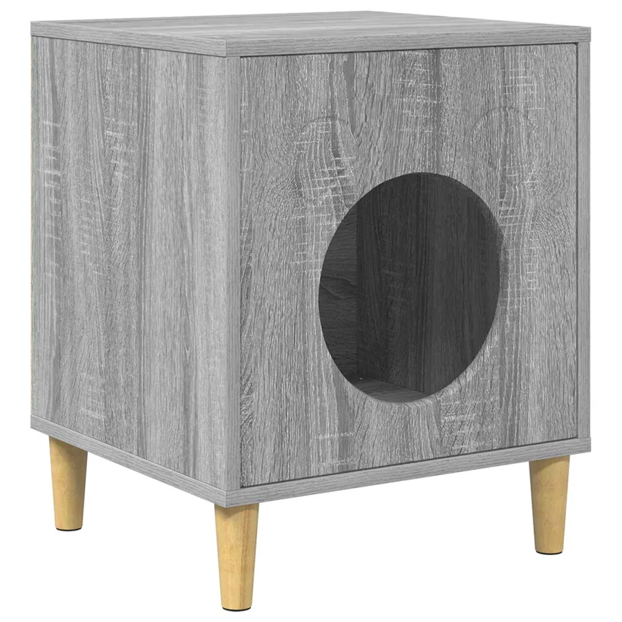 Maison pour chat Gris Sonoma 42,5 x 40 x 53 cm - 2