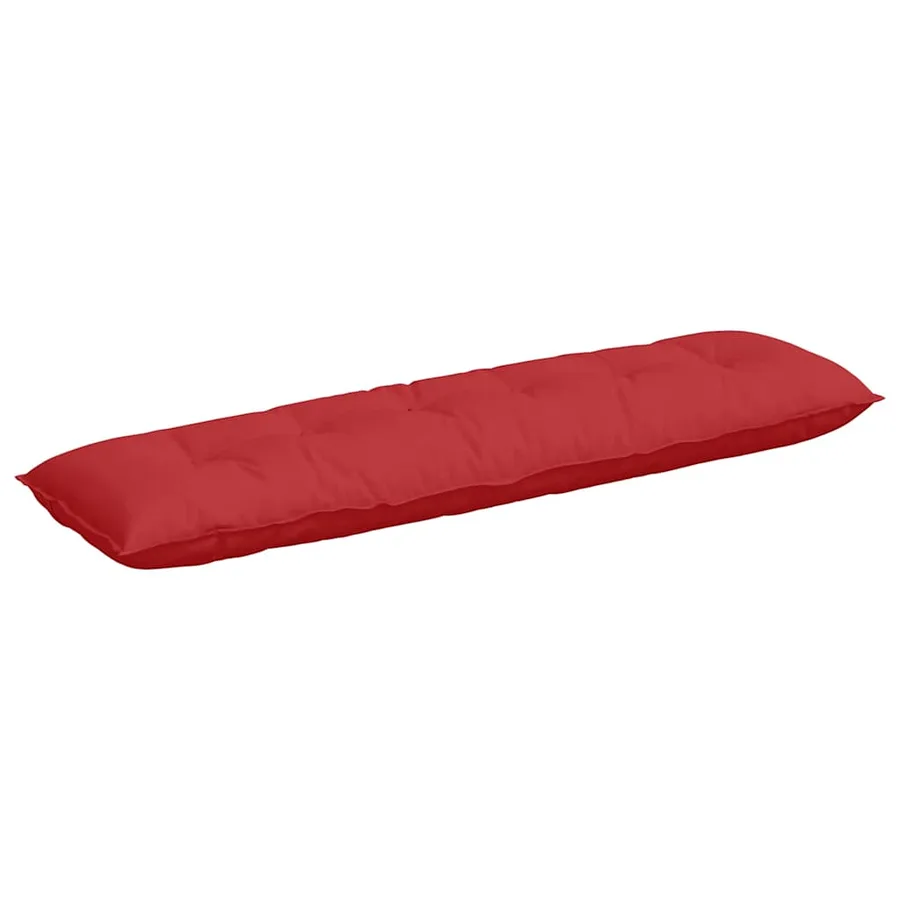 Coussin de Dos Rouge 180 x 19 x 50 cm tissu - 2