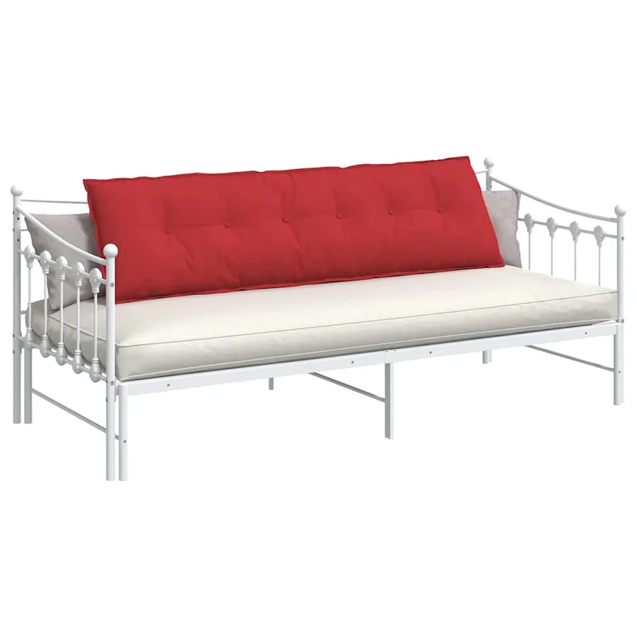 Coussin de Dos Rouge 180 x 19 x 50 cm tissu - 3