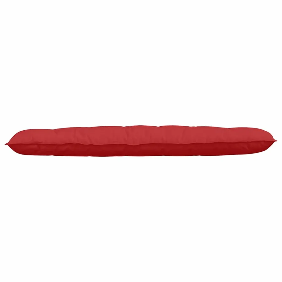 Coussin de Dos Rouge 180 x 19 x 50 cm tissu - 5