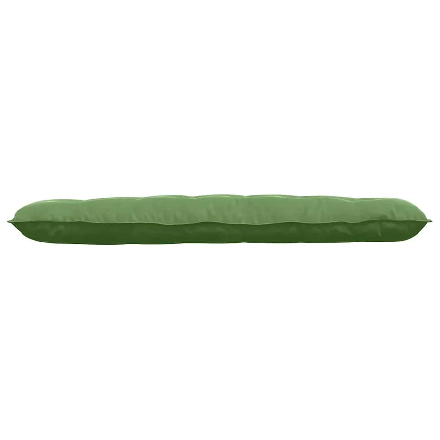 Coussin de Dos Vert clair 160 x 50 cm Tissu en velours côtelé - 5