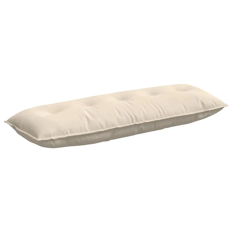 Coussin de Dos Beige 140 x 50 cm Tissu en microfibre - 2