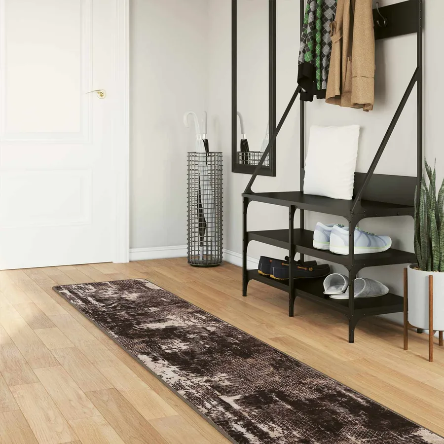 Coureur de Tapis MARSA Noir 50 x 400 cm Polyester et PVC