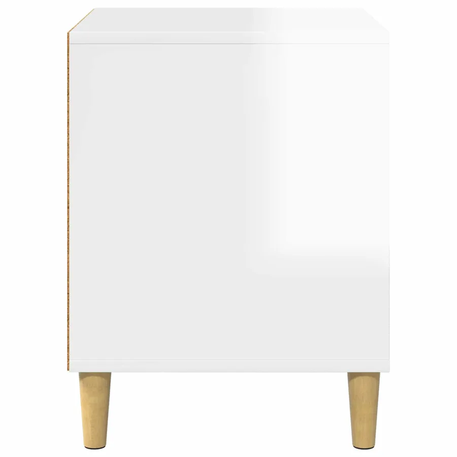 Maison pour chat Blanc Brillant 42,5 x 40 x 53 cm - 6