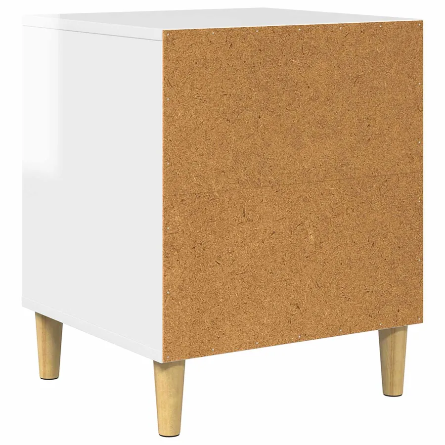 Maison pour chat Blanc Brillant 42,5 x 40 x 53 cm - 7