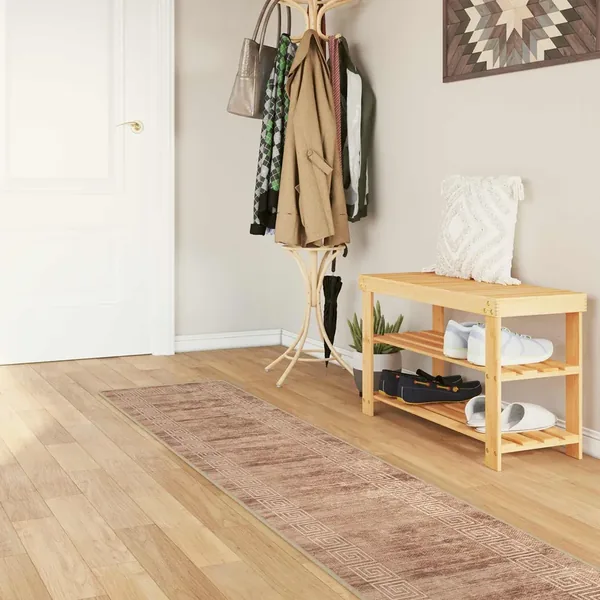 Coureur de Tapis MARSA Blanc 50 x 350 cm Polyester et PVC