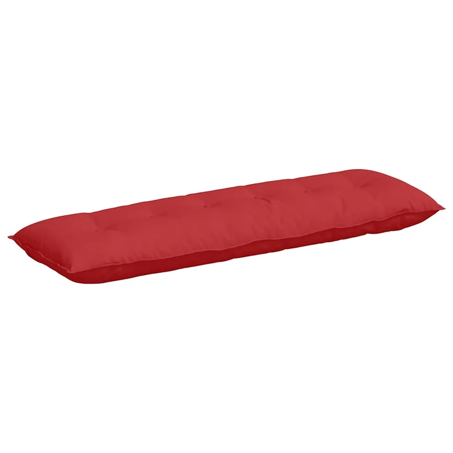 Coussin de Dos Rouge 160 x 19 x 50 cm tissu - 2