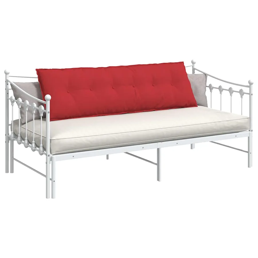 Coussin de Dos Rouge 160 x 19 x 50 cm tissu - 3