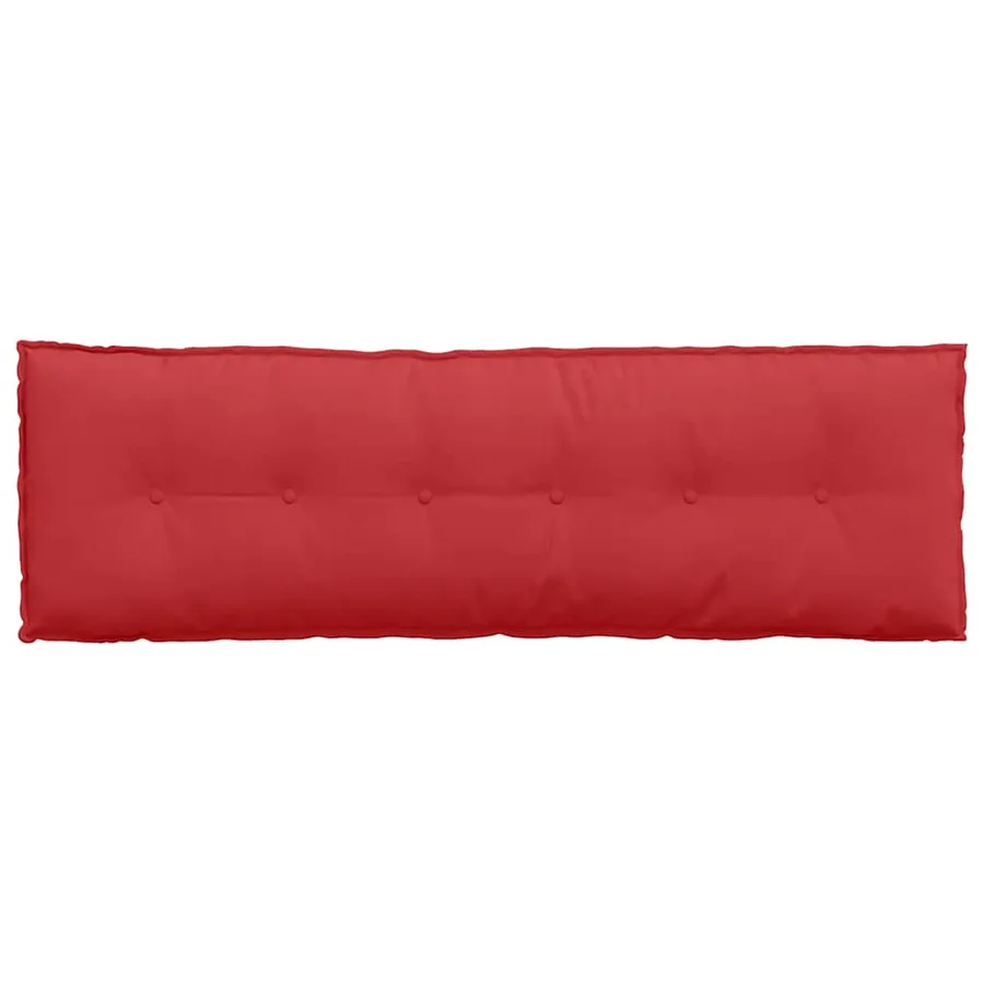 Coussin de Dos Rouge 160 x 19 x 50 cm tissu - 6