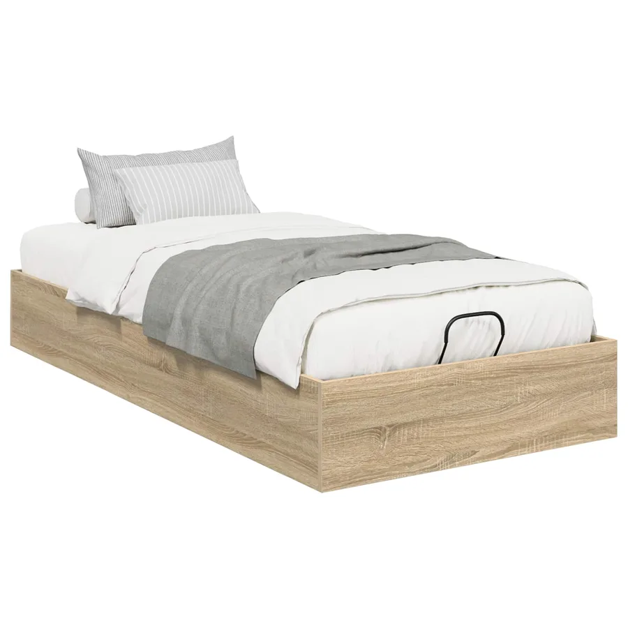 Cadre de lit ottoman Chêne Sonoma 193 x 90 x 25 cm - 3