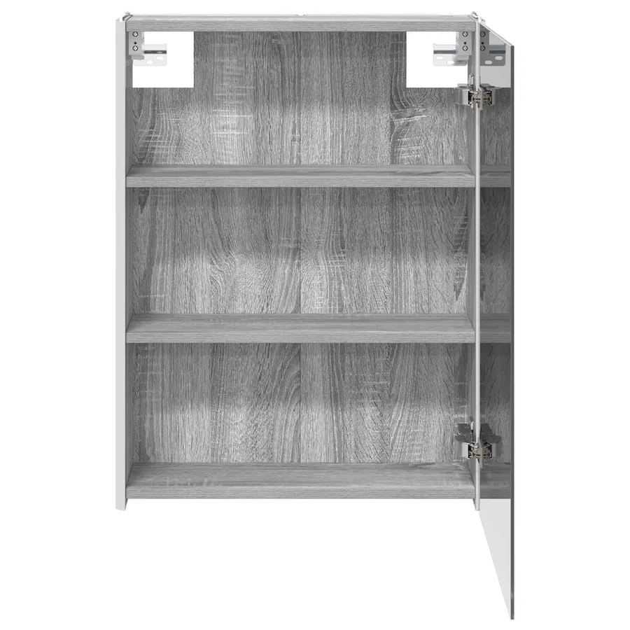 Armoire Miroir de Salle de Bain Gris Sonoma 53,5 x 15,5 x 70 cm - 7