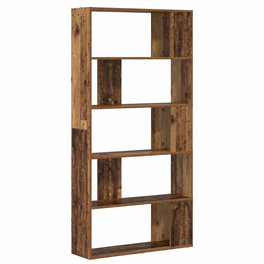 Bibliothèque Bois ancien 80 x 24 x 159 cm Bois d'ingénierie - 2