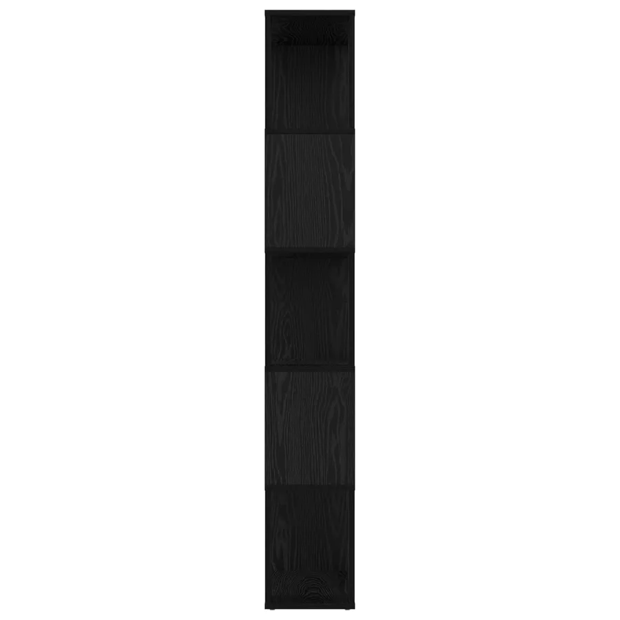 Bibliothèque Chêne noir 80 x 24 x 159 cm Bois d'ingénierie - 6