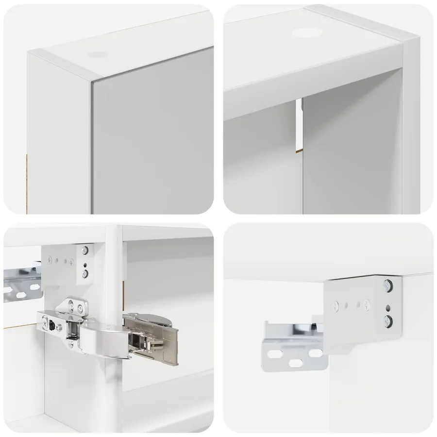 Ensemble de Meubles de Salle de Bain 3 pcs 110 x 10,5 x 60,5 cm - 8