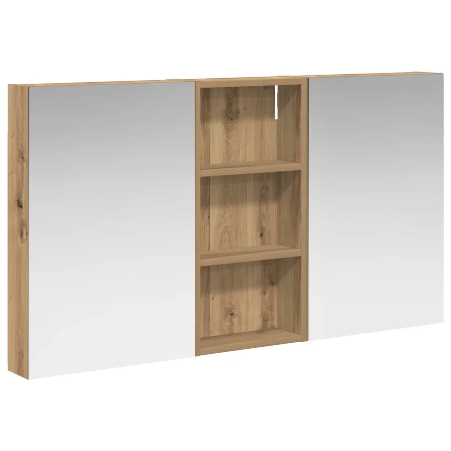 Ensemble de Meubles de Salle de Bain 3 pc 110 x 10,5 x 60,5 cm - 2