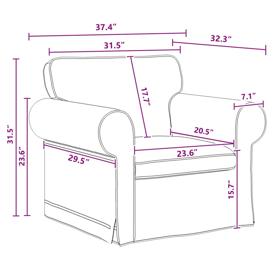 Ensemble de Canapés 2 pcs Gris foncé 155 x 82 x 80 cm tissu - 8