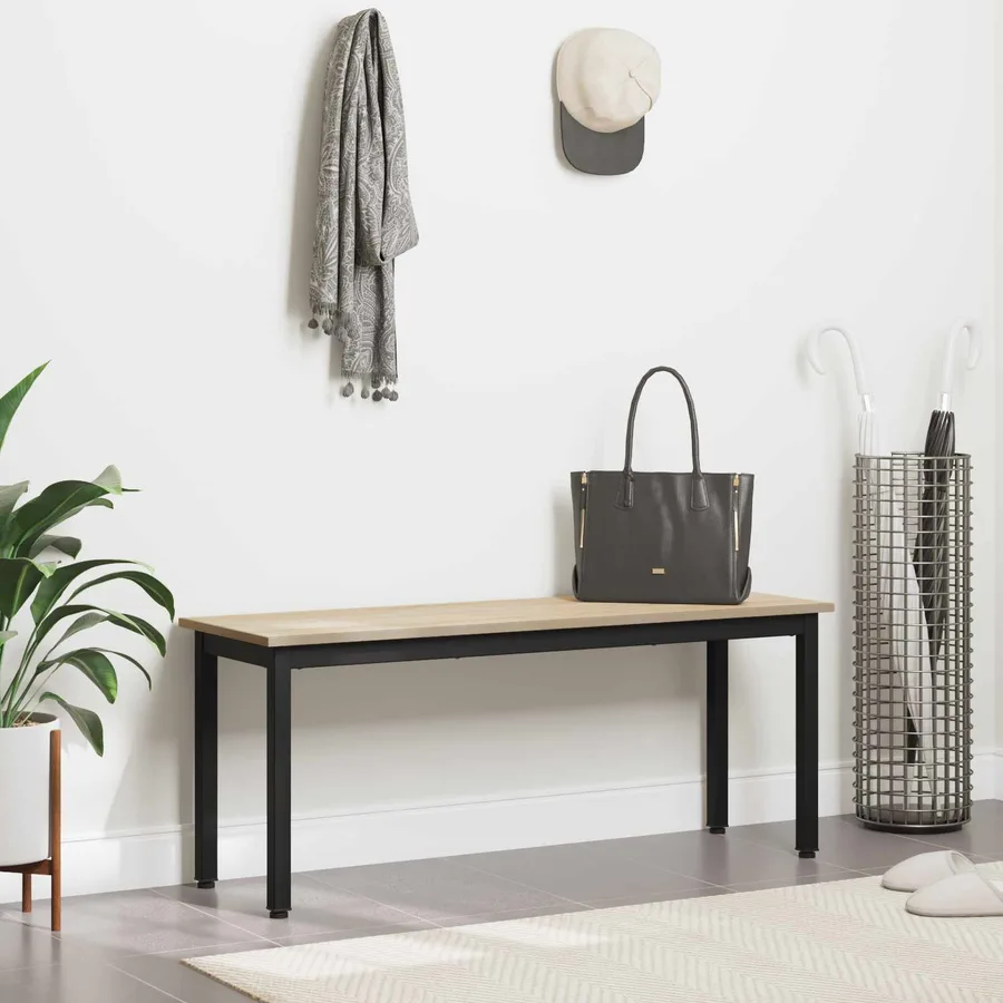 banc Sonoma 110 x 35 x 45 cm Bois d'ingénierie - 4