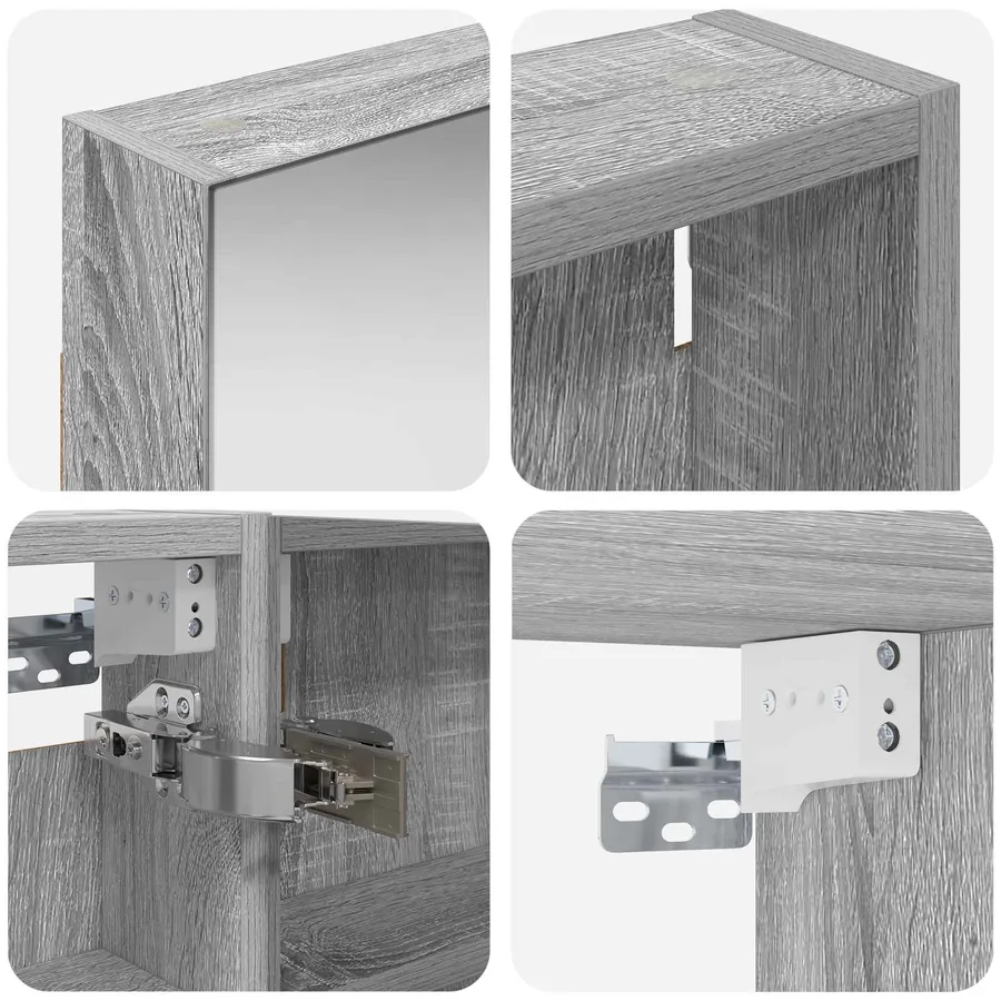 Ensemble de Meubles de Salle de Bain 3 pcs 120 x 10,5 x 60,5 cm - 10