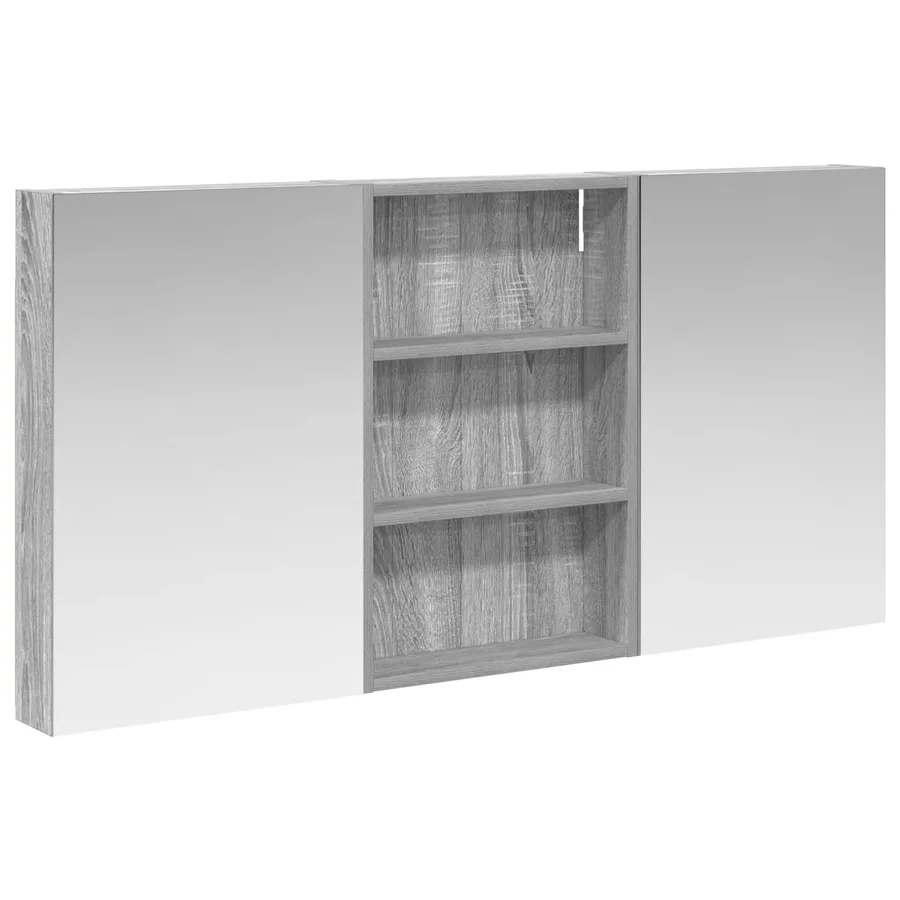 Ensemble de Meubles de Salle de Bain 3 pcs 120 x 10,5 x 60,5 cm - 2