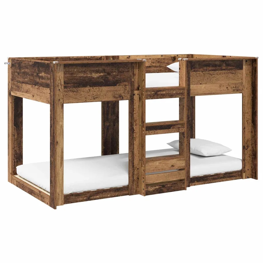 Lit Superposé pour Enfants Bois ancien 90 x 190 cm - 2