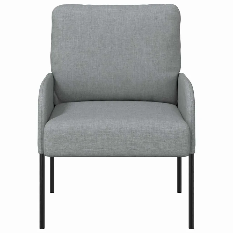Canapés avec coussin 55cm Gris clair Contreplaqué - 4