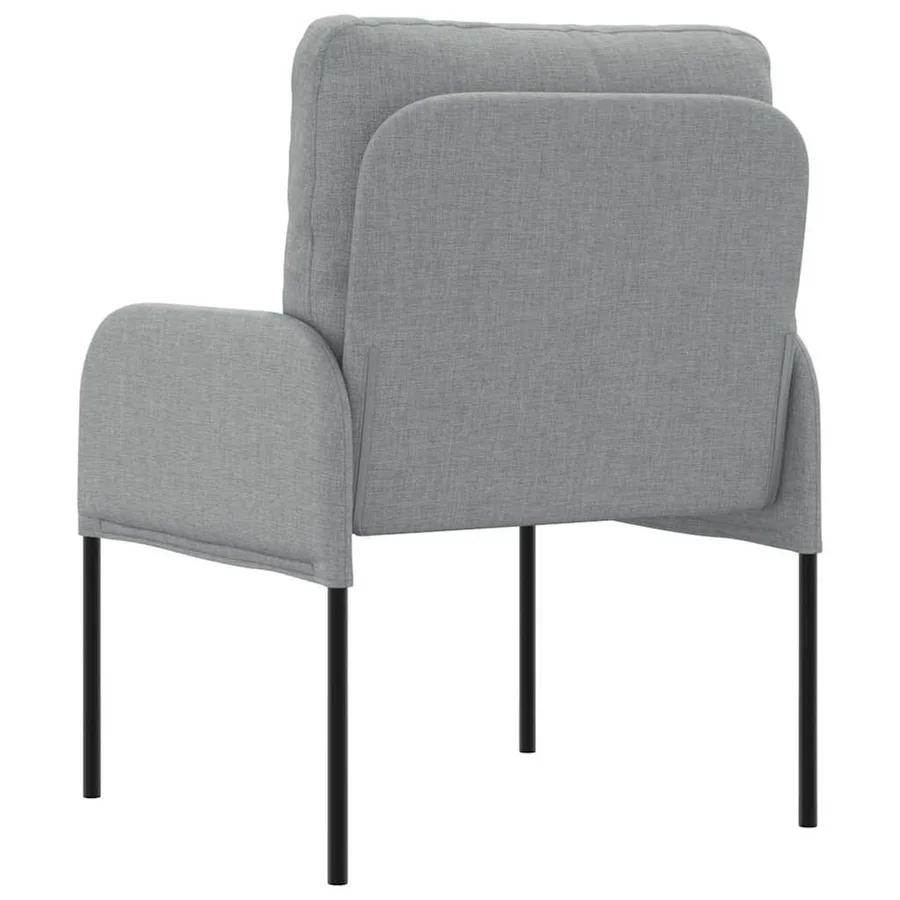 Canapés avec coussin 55cm Gris clair Contreplaqué - 6
