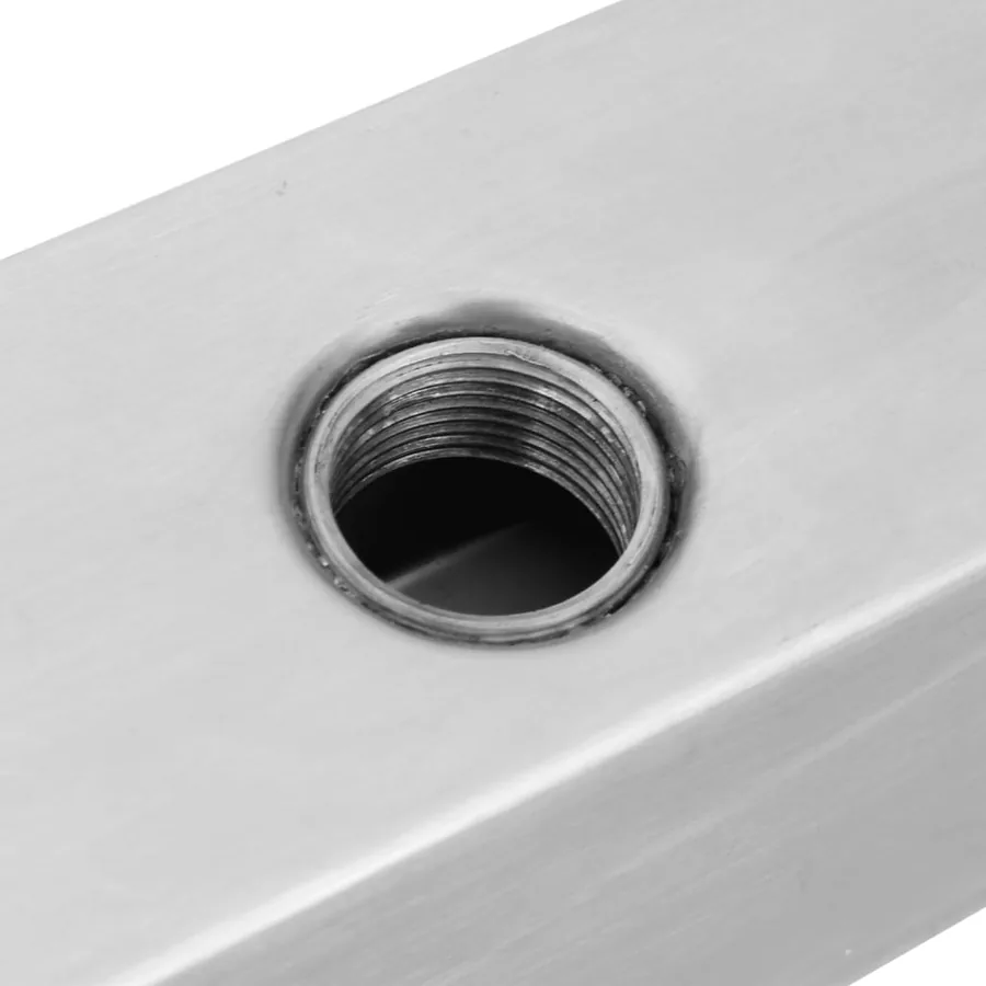 Lame de cascade de piscine avec LED acier inoxydable 110 cm - 6
