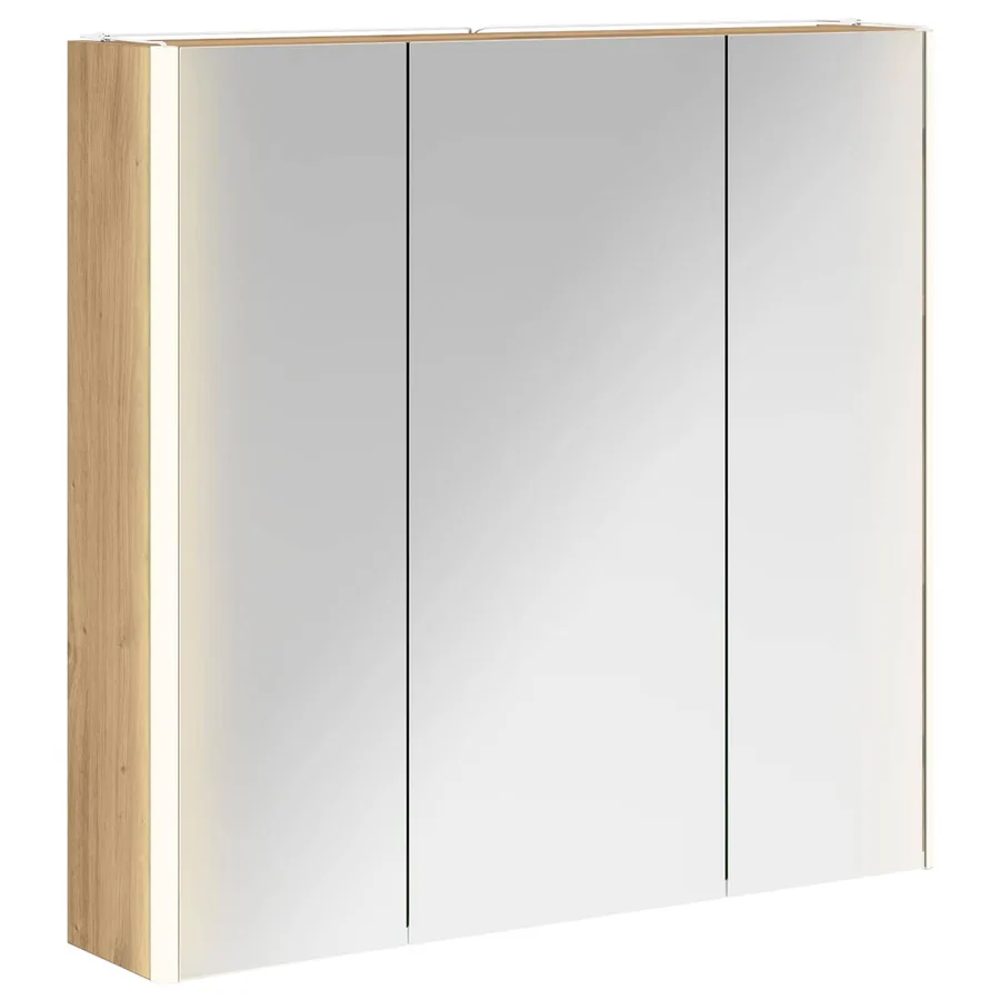 Armoire Miroir de Salle de Bain Chêne artisan - 2