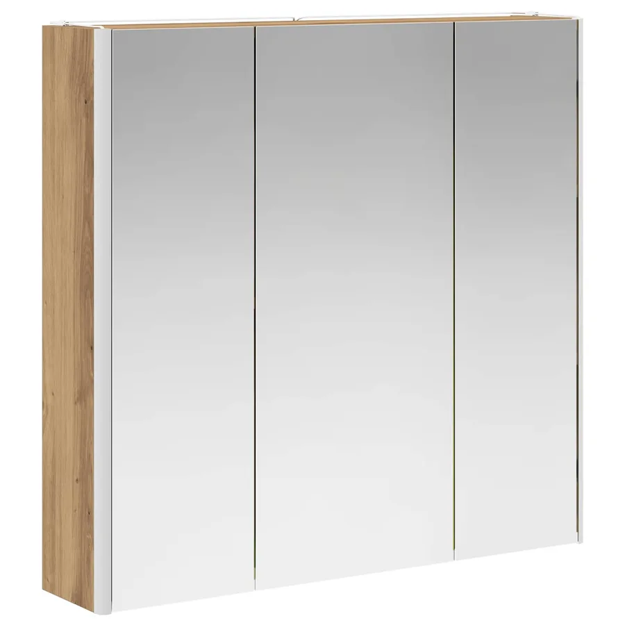 Armoire Miroir de Salle de Bain Chêne artisan - 5