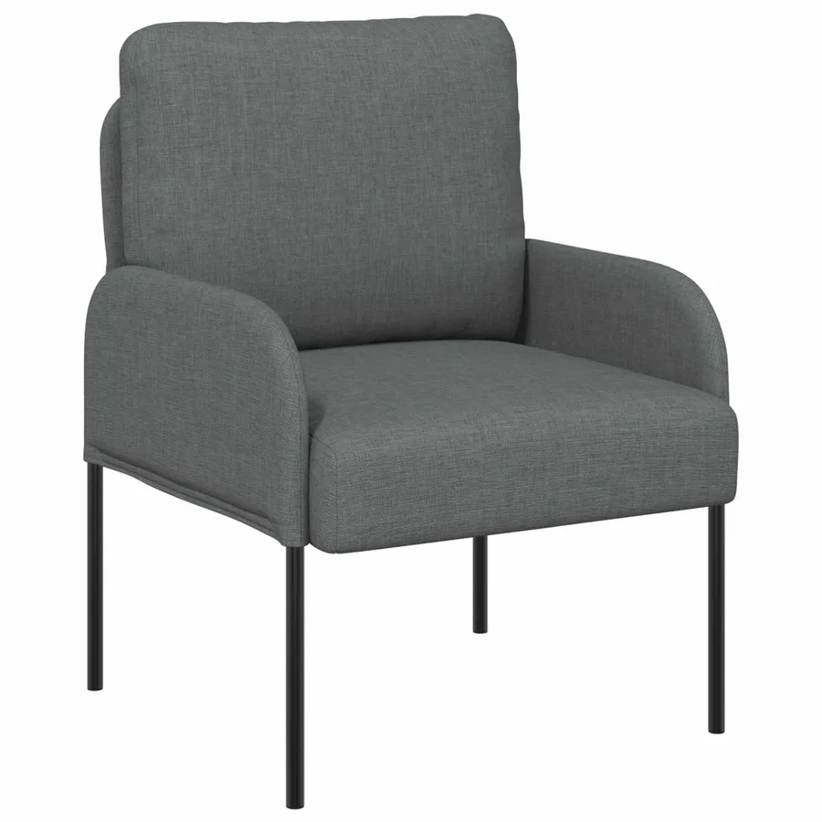 Ensembles de canapés 3 pcs Gris foncé 115 x 56 x 80 cm - 4