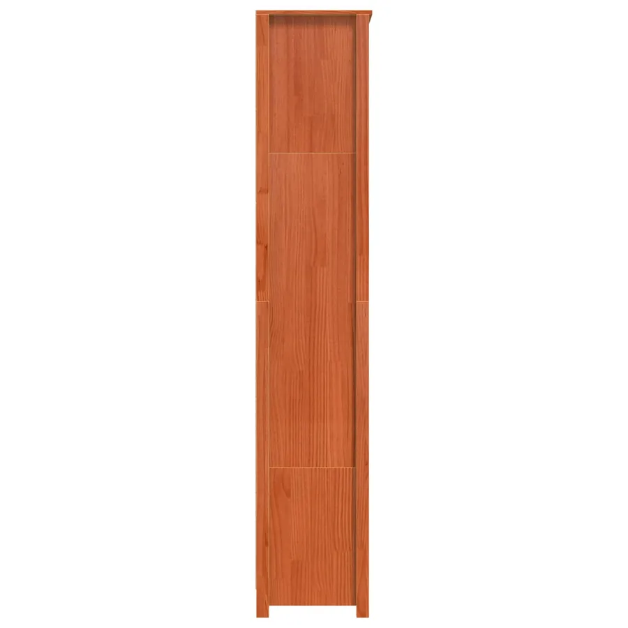 Bibliothèque Cire marron 80 x 35 x 183 cm Bois de pin massif - 5