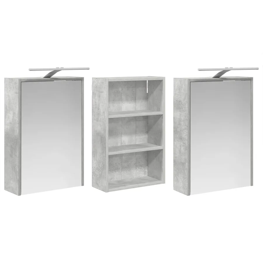 Ensemble de Meubles de Salle de Bain 3 pcs 126 x 16 x 62.5 cm - 5