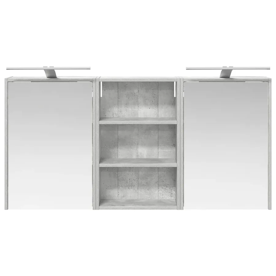 Ensemble de Meubles de Salle de Bain 3 pcs 126 x 16 x 62.5 cm - 6
