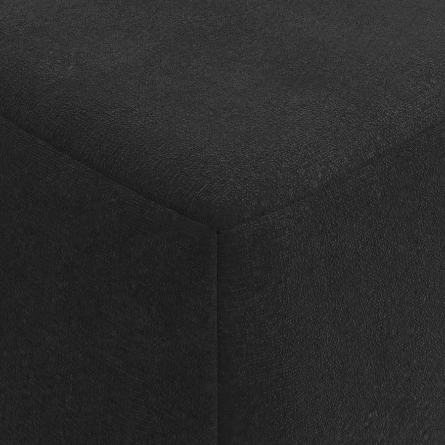 Canapé-lit pliable Noir 60 x 70 x 41 cm Tissu - 7