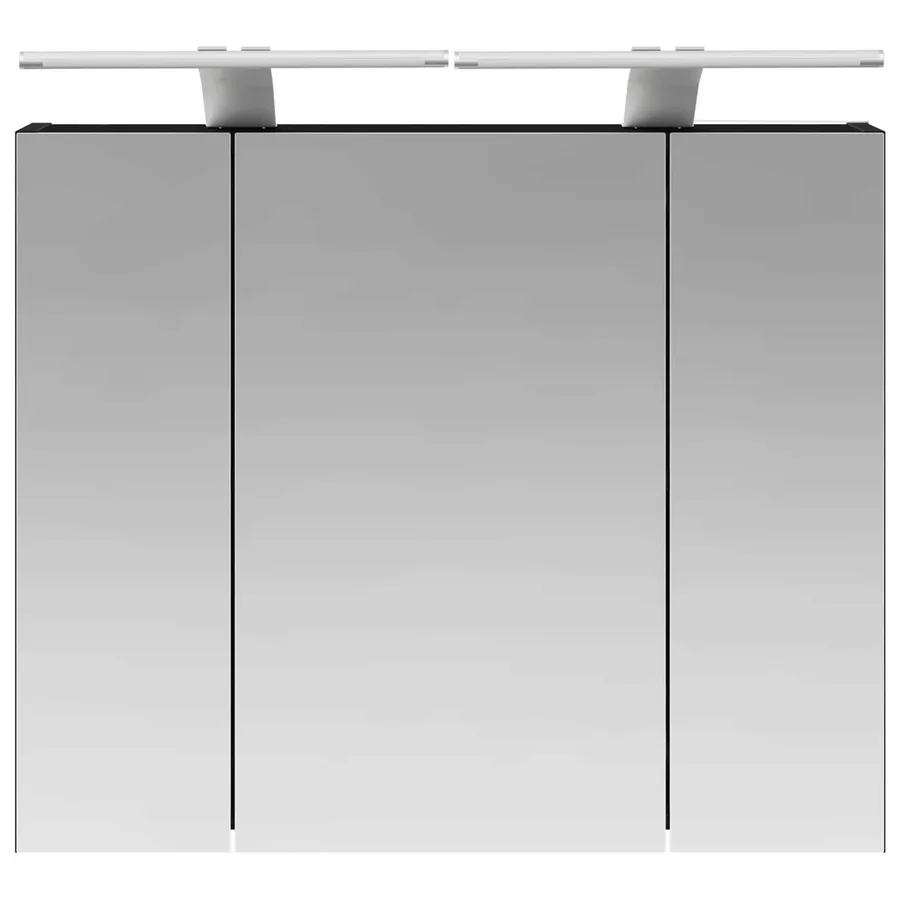 Armoire Miroir de Salle de Bain Chêne noir 60 x 14,5 x 50 cm - 6