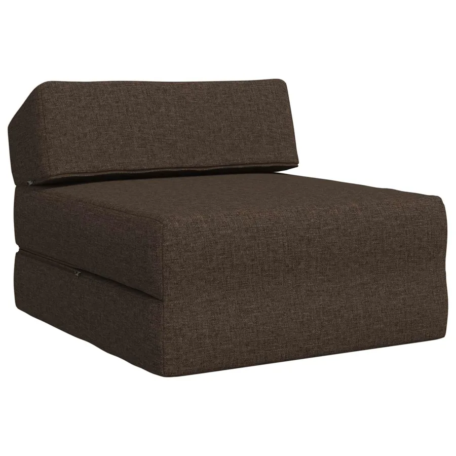 Canapé-lit pliable Taupe 60 x 70 x 41 cm Tissu - 2