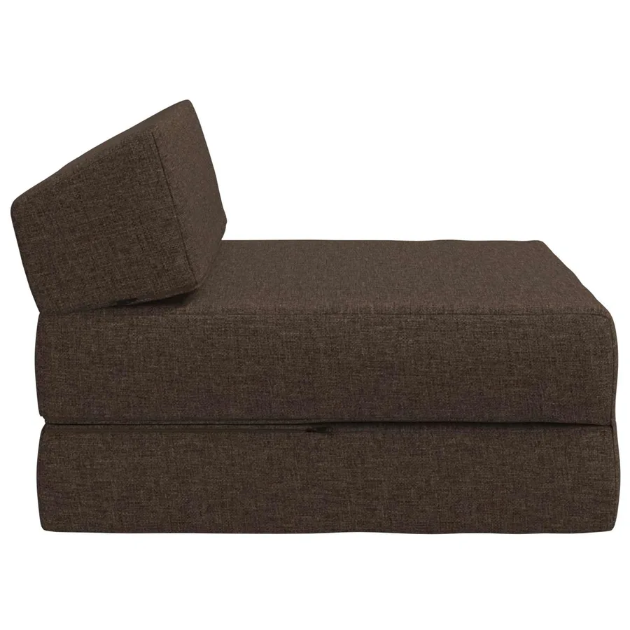 Canapé-lit pliable Taupe 60 x 70 x 41 cm Tissu - 4