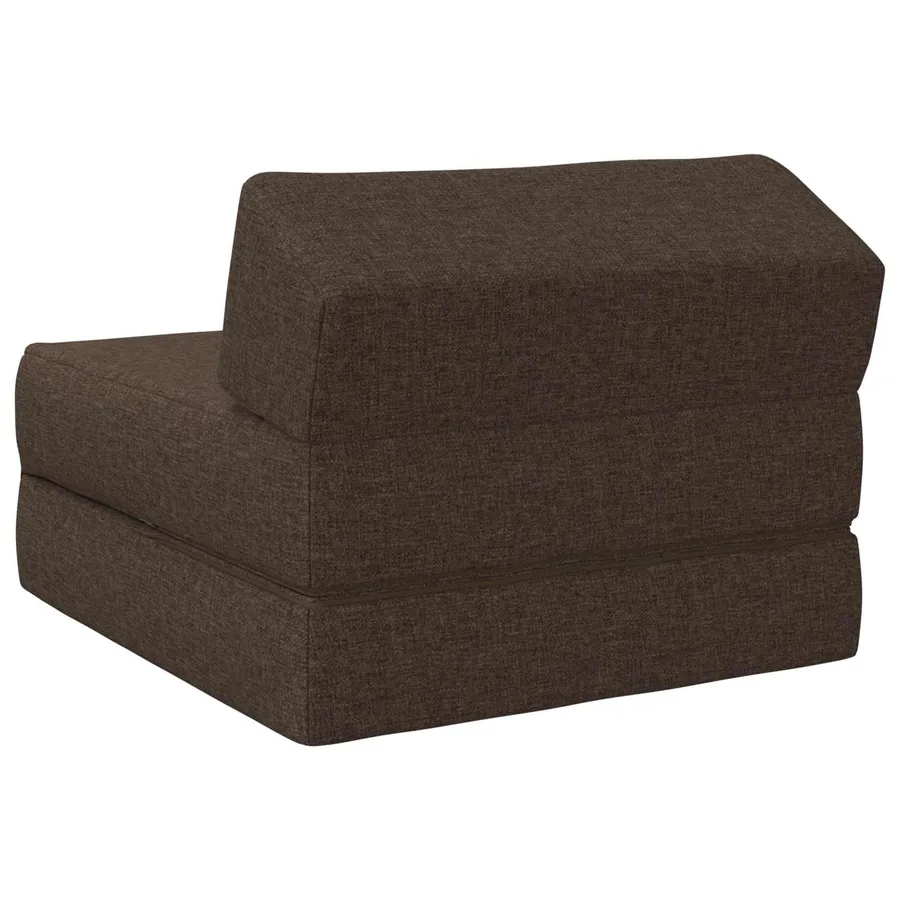 Canapé-lit pliable Taupe 60 x 70 x 41 cm Tissu - 5