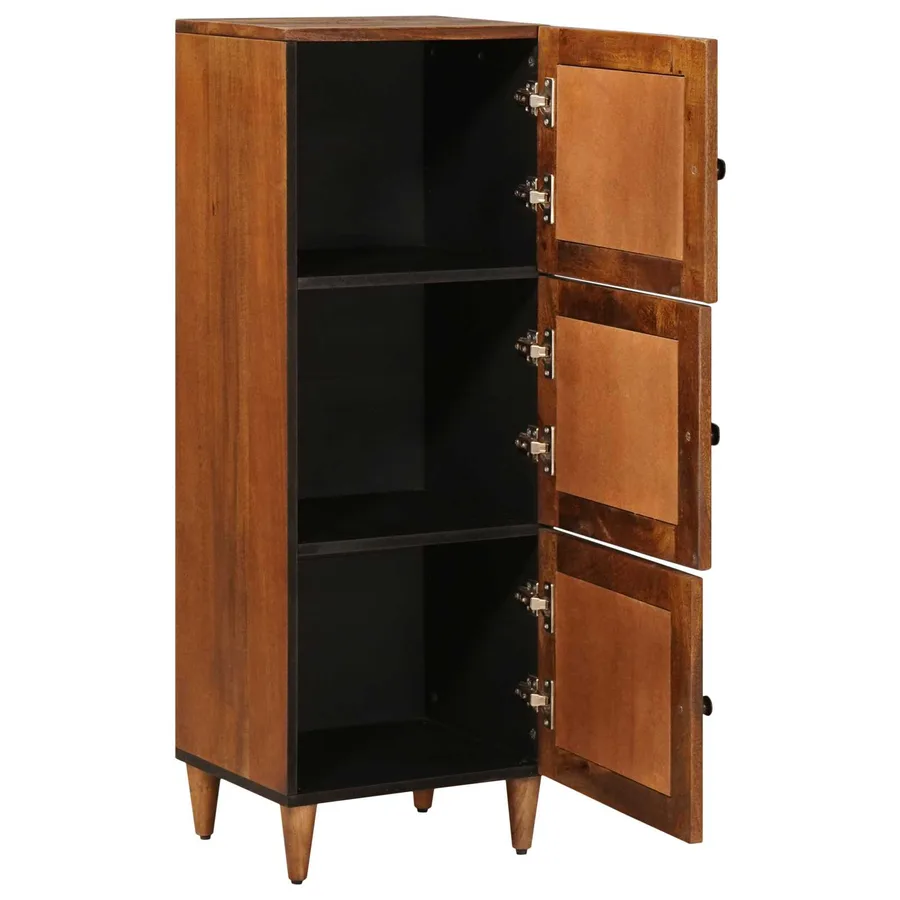 Haut Armoire Noyer 40 x 33 x 110 cm Bois de mangue massif - 3