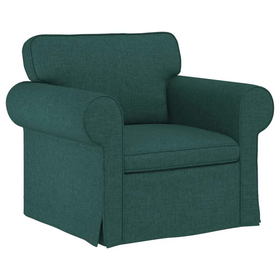 Ensemble de Canapés 2 pcs Vert foncé 215 x 82 x 80 cm tissu - 4