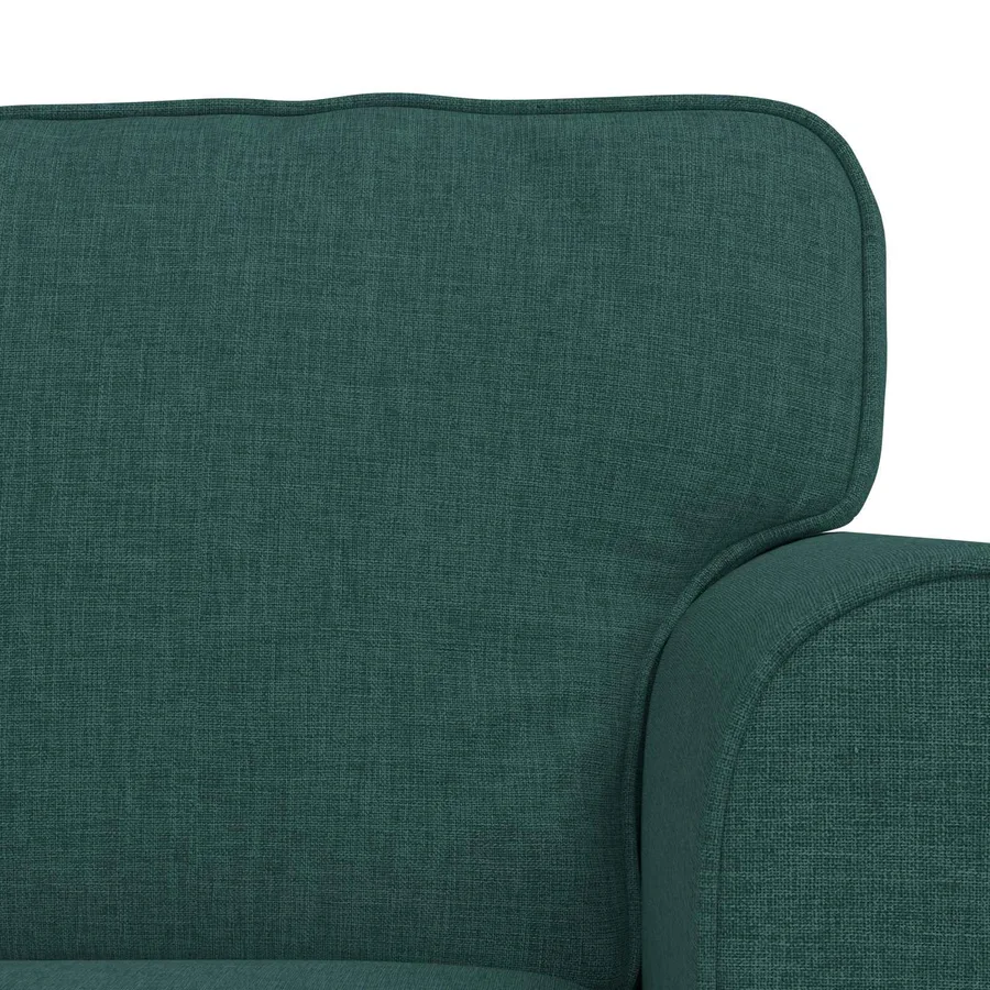 Ensemble de Canapés 2 pcs Vert foncé 215 x 82 x 80 cm tissu - 6