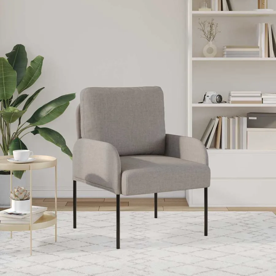 Canapés avec coussin 55cm Taupe Contreplaqué - 3
