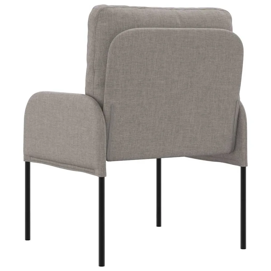 Canapés avec coussin 55cm Taupe Contreplaqué - 6